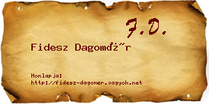 Fidesz Dagomér névjegykártya